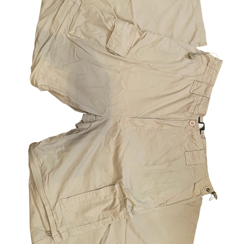 Beige Cargo Shorts